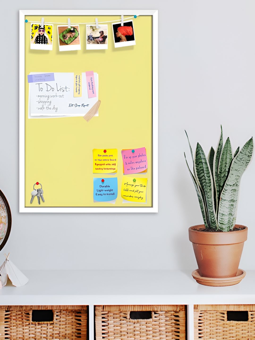 

ArtzFolio Wooden Notice Board, Yellow