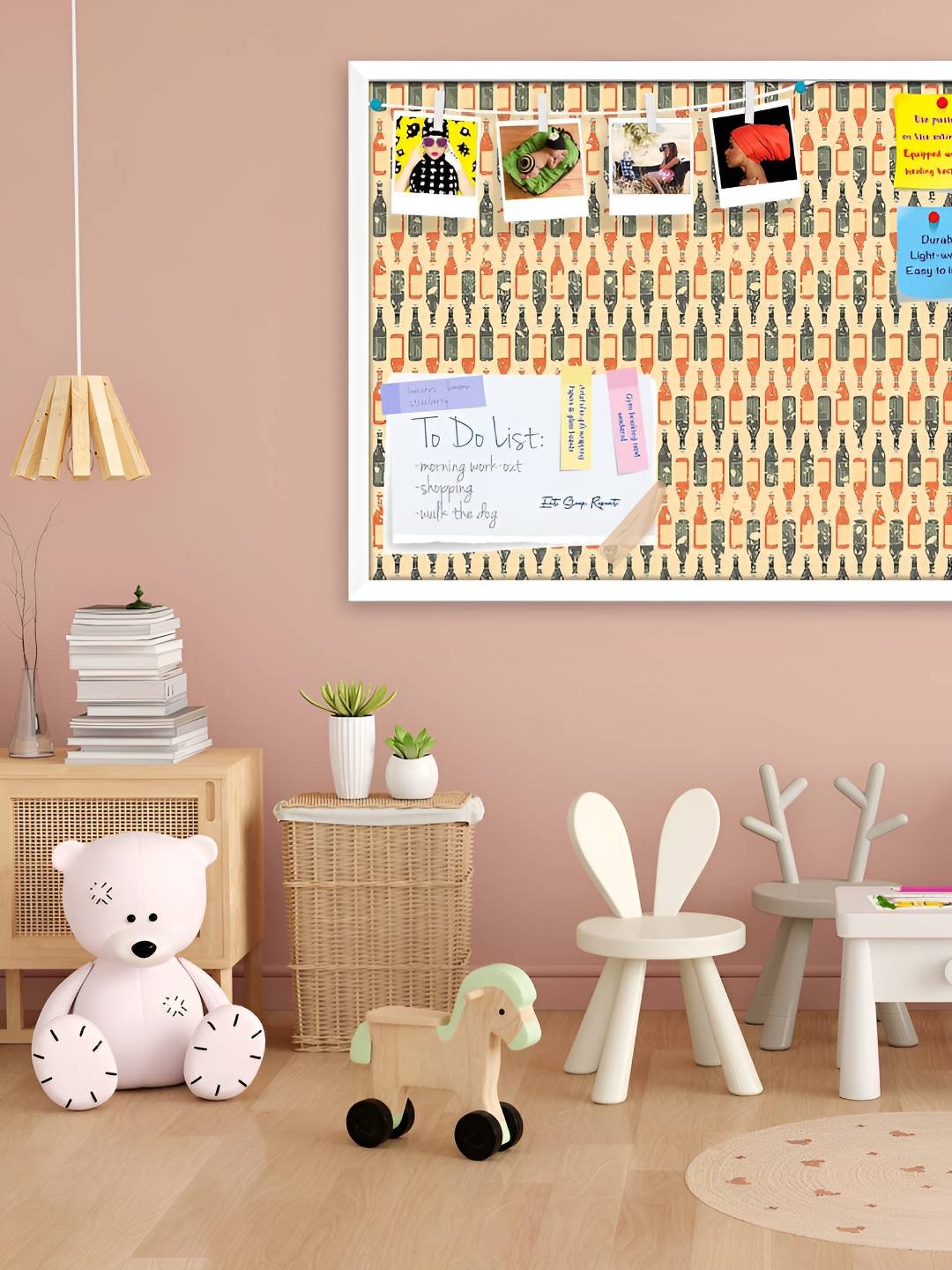 

ArtzFolio Wooden Notice Pin Board, Multi