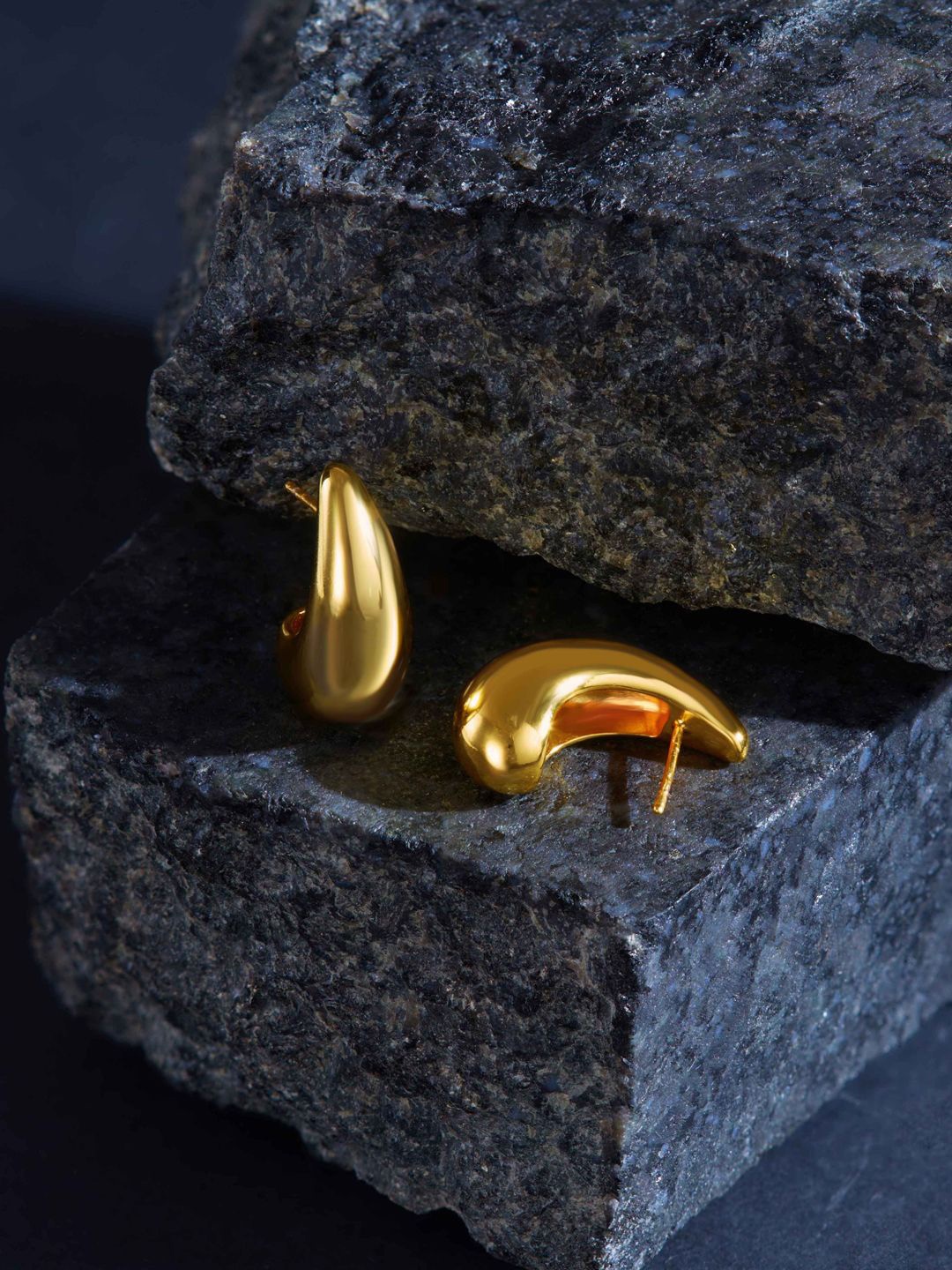 

Accessorize 14K Gold-Plated Teardrop Shaped Studs