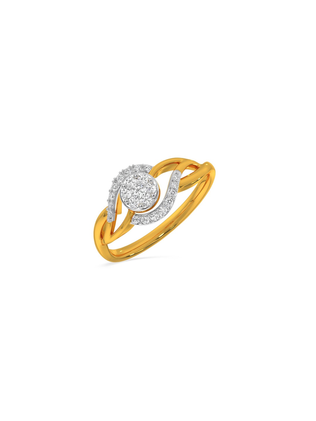 

KISNA DIAMOND AND GOLD JEWELLERY 18KT Finger Ring Diamond 0.23