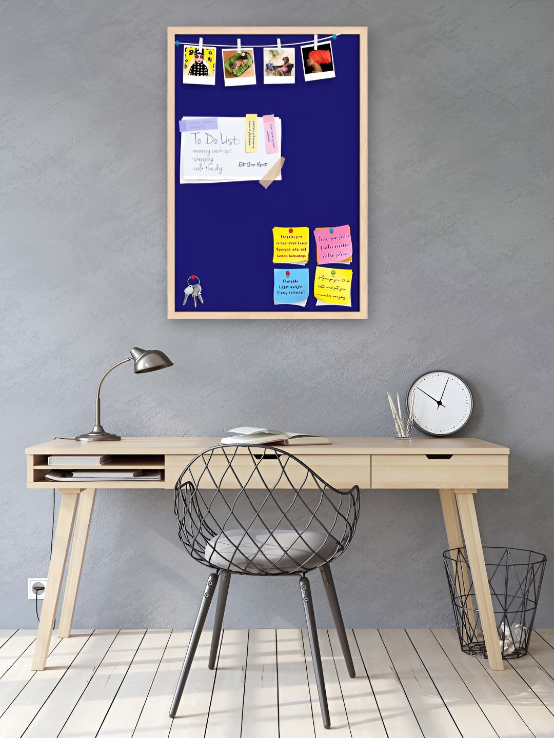 

ArtzFolio Wooden Notice Board, Blue