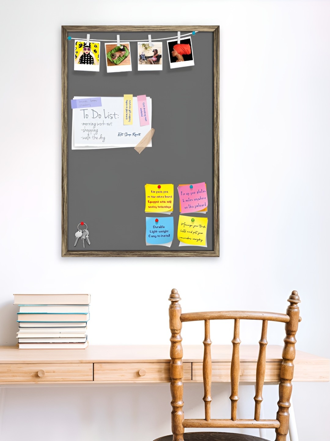 

ArtzFolio Wooden Notice Board, Grey