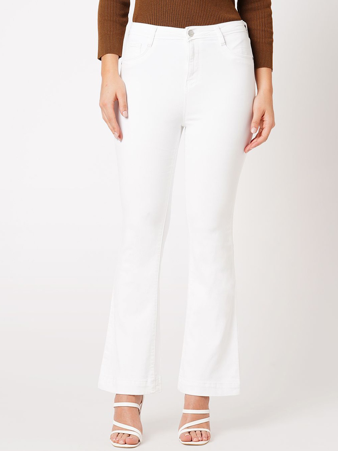 

Kraus Jeans Women High-Rise Bootcut Jeans, White