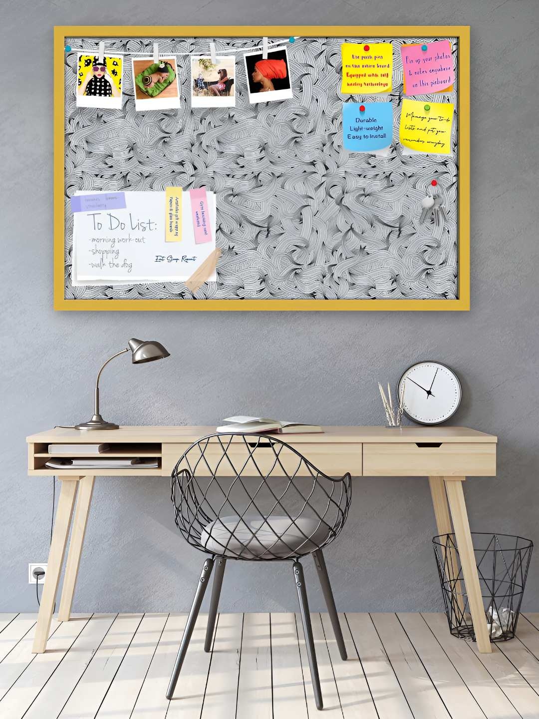 

ArtzFolio Wooden Notice Pin Board, Multi