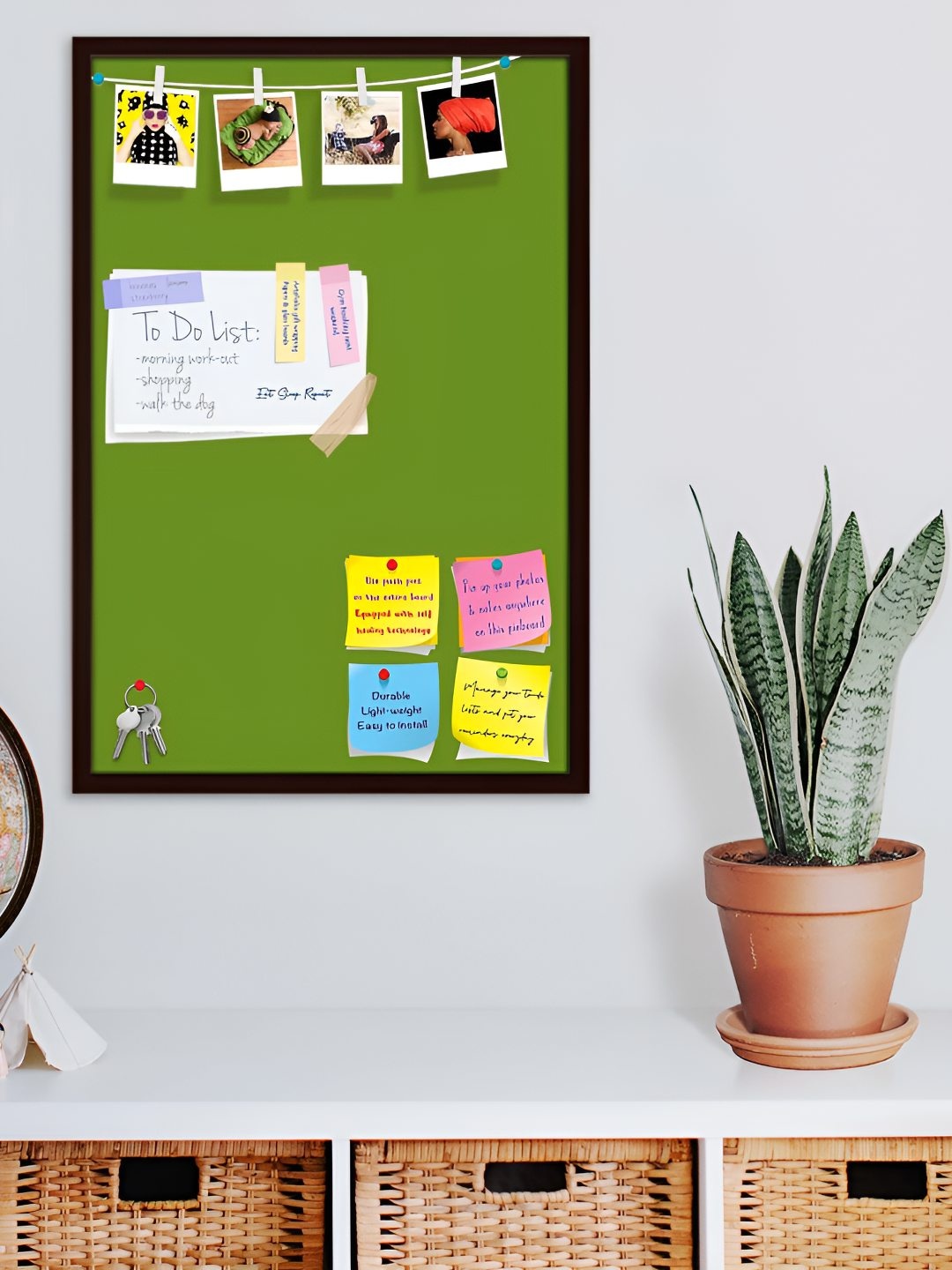 

ArtzFolio Wooden Notice Board, Green