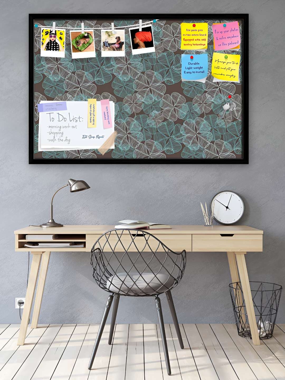 

ArtzFolio Wooden Notice Pin Board, Multi