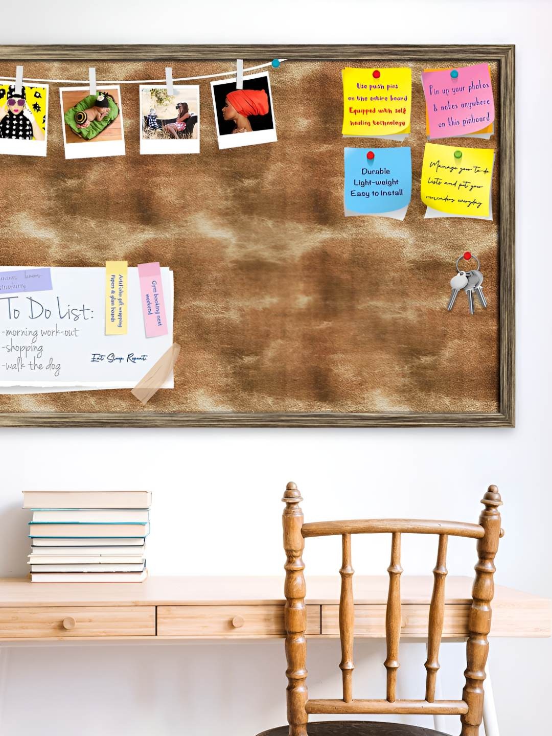 

ArtzFolio Wooden Notice Pin Board, Multi