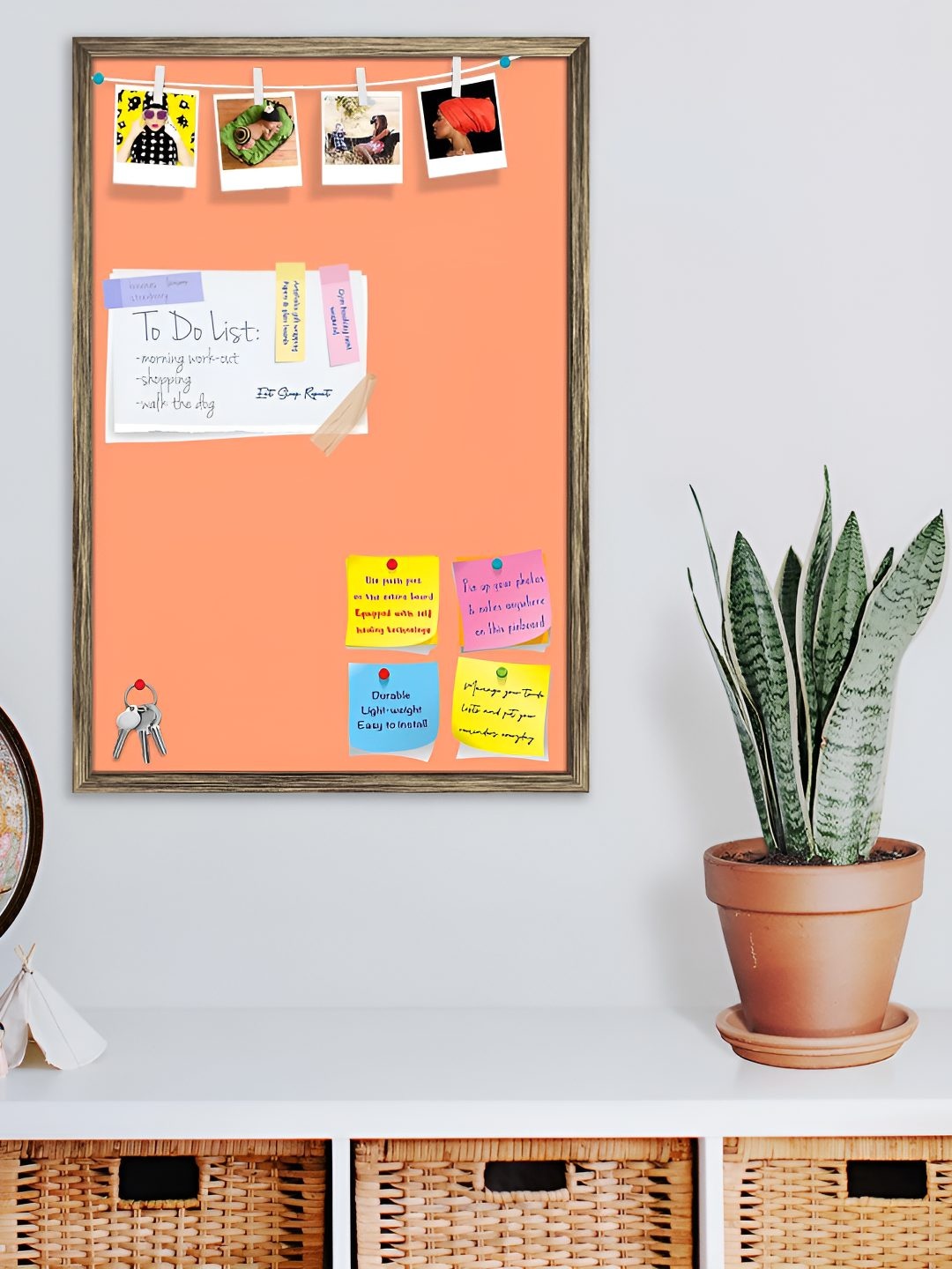 

ArtzFolio Wooden Notice Board, Red