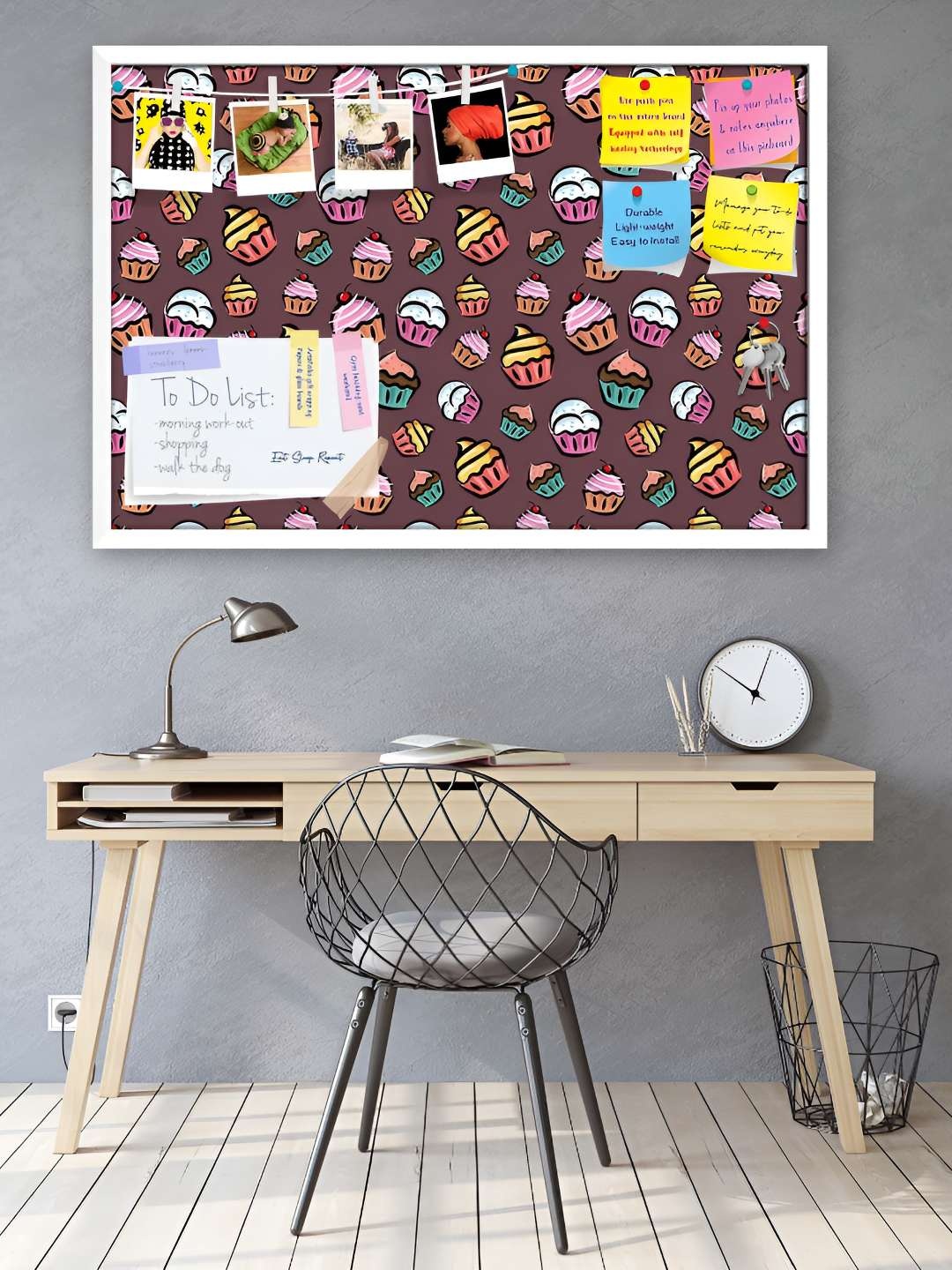 

ArtzFolio Wooden Notice Pin Board, Multi