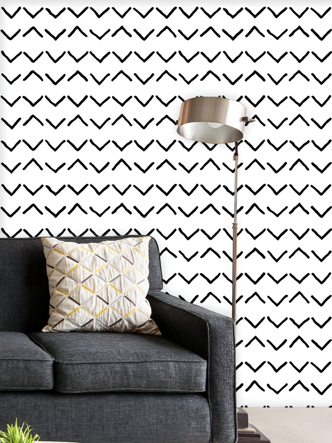 

ArtzFolio Printed UV-Resistant Anti-Bacterial Ethnic Grungy Shapes Peel & Stick Wallpaper, Multi