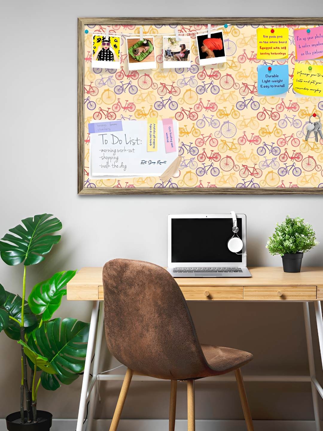 

ArtzFolio Wooden Notice Pin Board, Multi