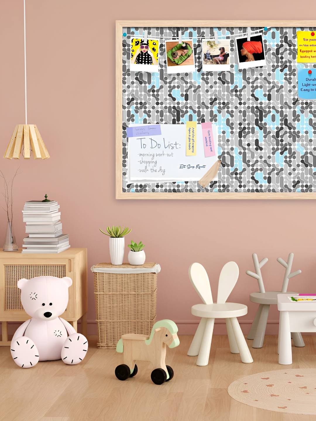 

ArtzFolio Wooden Notice Pin Board, Multi