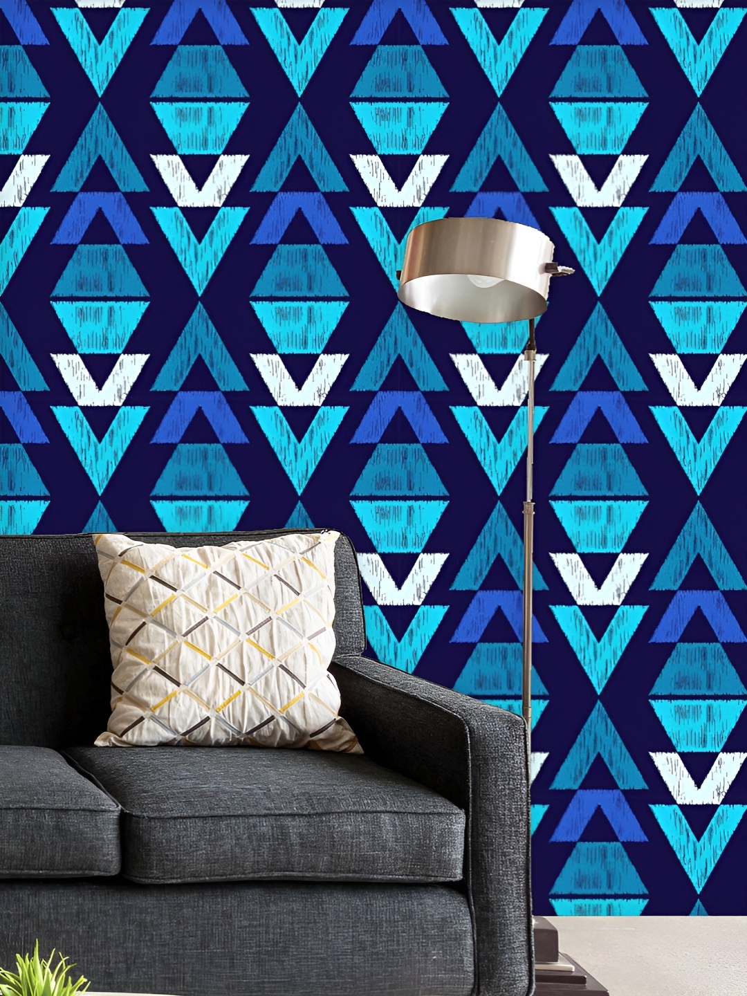 

ArtzFolio Printed UV-Resistant Anti-Bacterial Ethnic Boho Tribal Peel & Stick Wallpaper, Multi