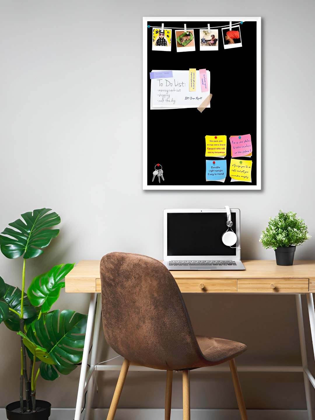 

ArtzFolio Wooden Notice Board, Grey