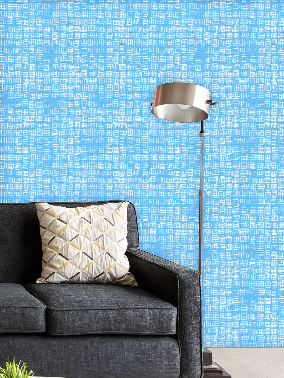 

ArtzFolio Printed UV-Resistant Anti-Bacterial Japanese Shibori Batik Tie Dye Peel & Stick Wallpaper, Multi
