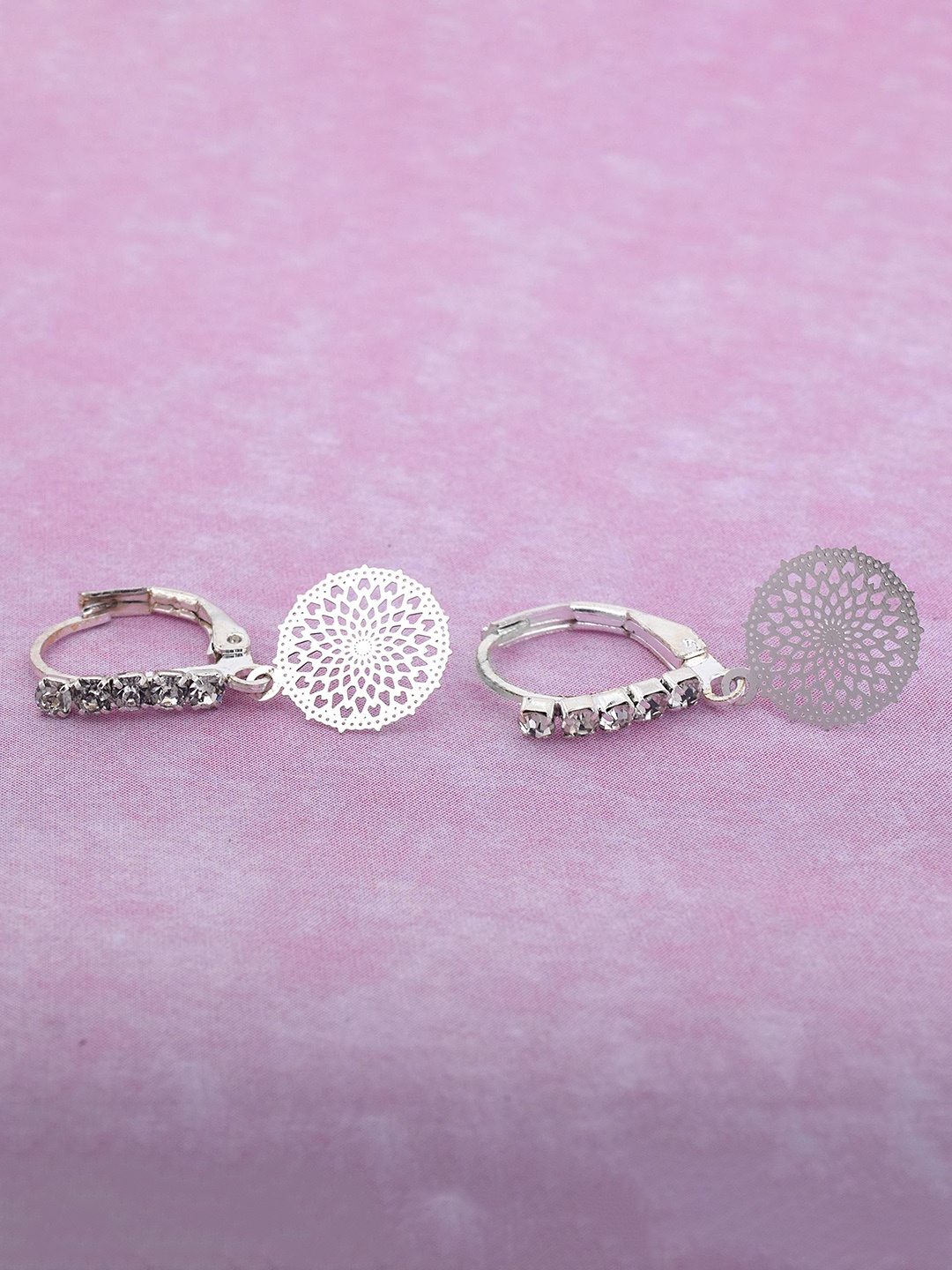 

MEMOIR Silver-Plated Contemporary Drop Earrings