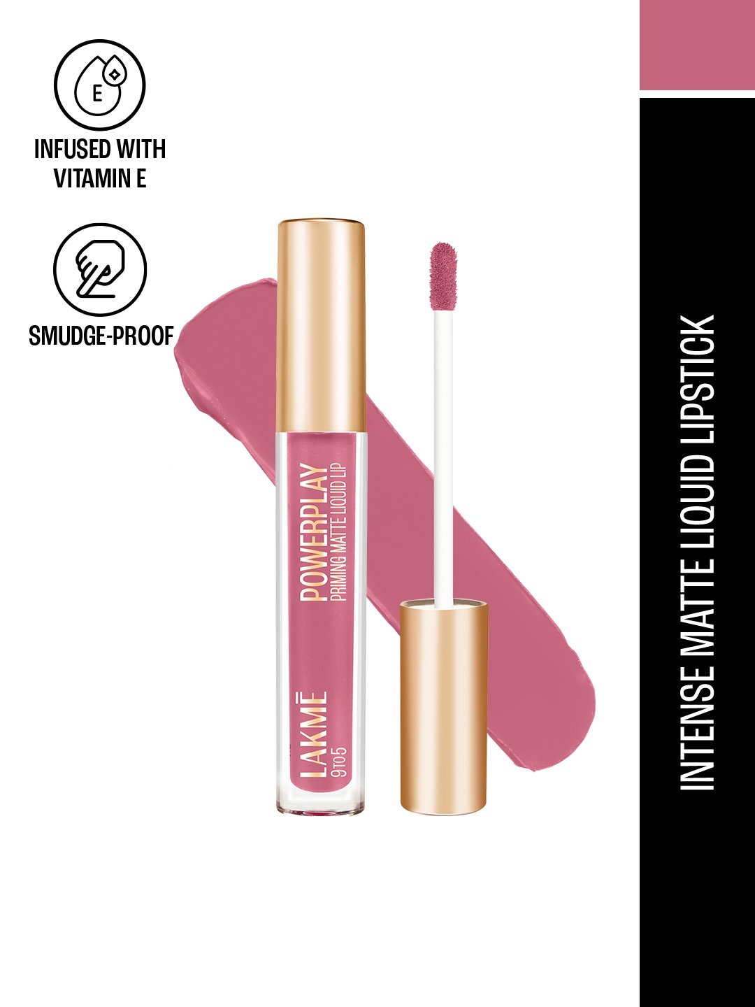 

Lakme 9to5 Primer + Matte Liquid Lip Color 4.2 ml - Everyday Pink MP1