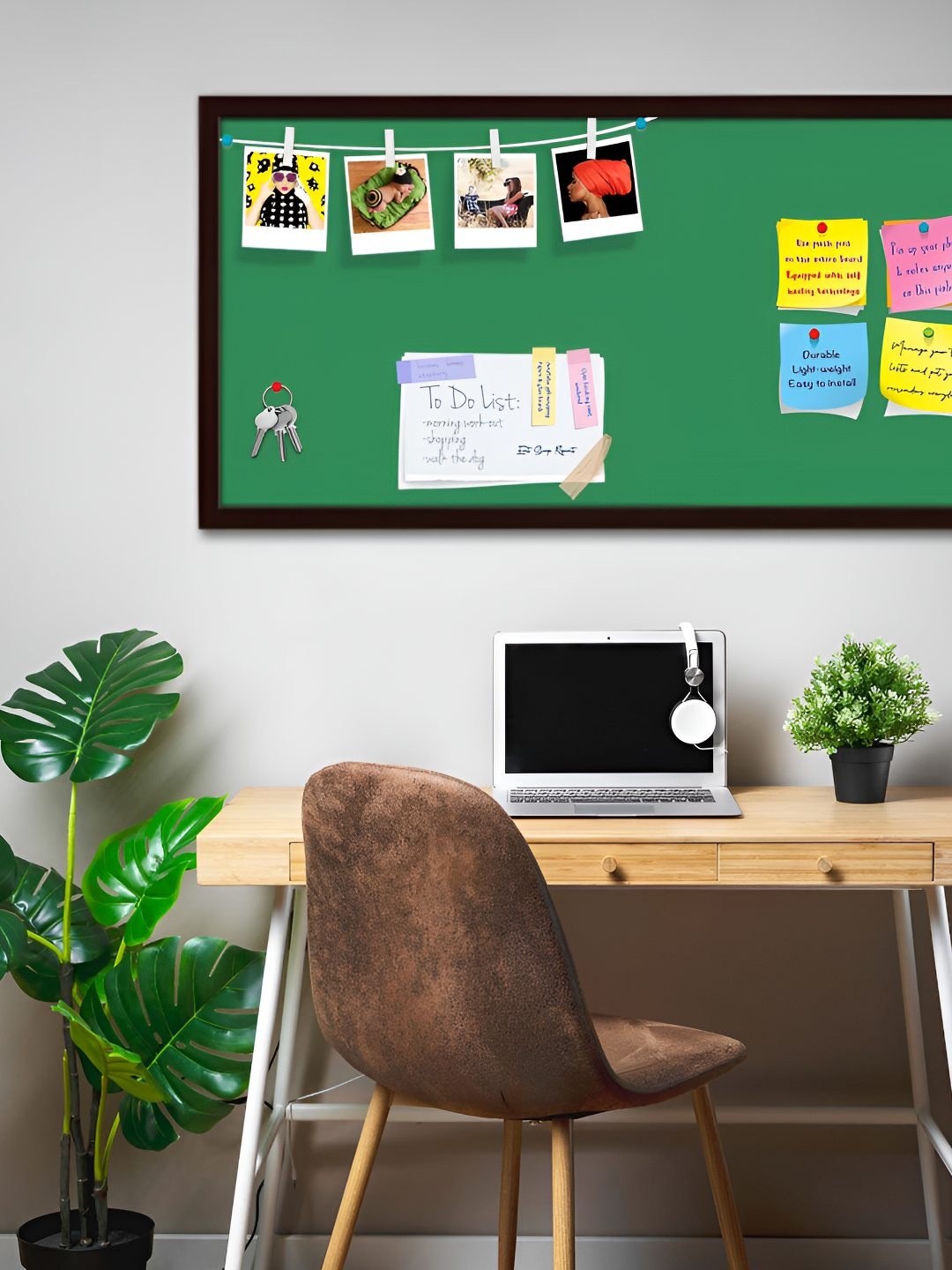 

ArtzFolio Wooden Notice Pin Board, Green