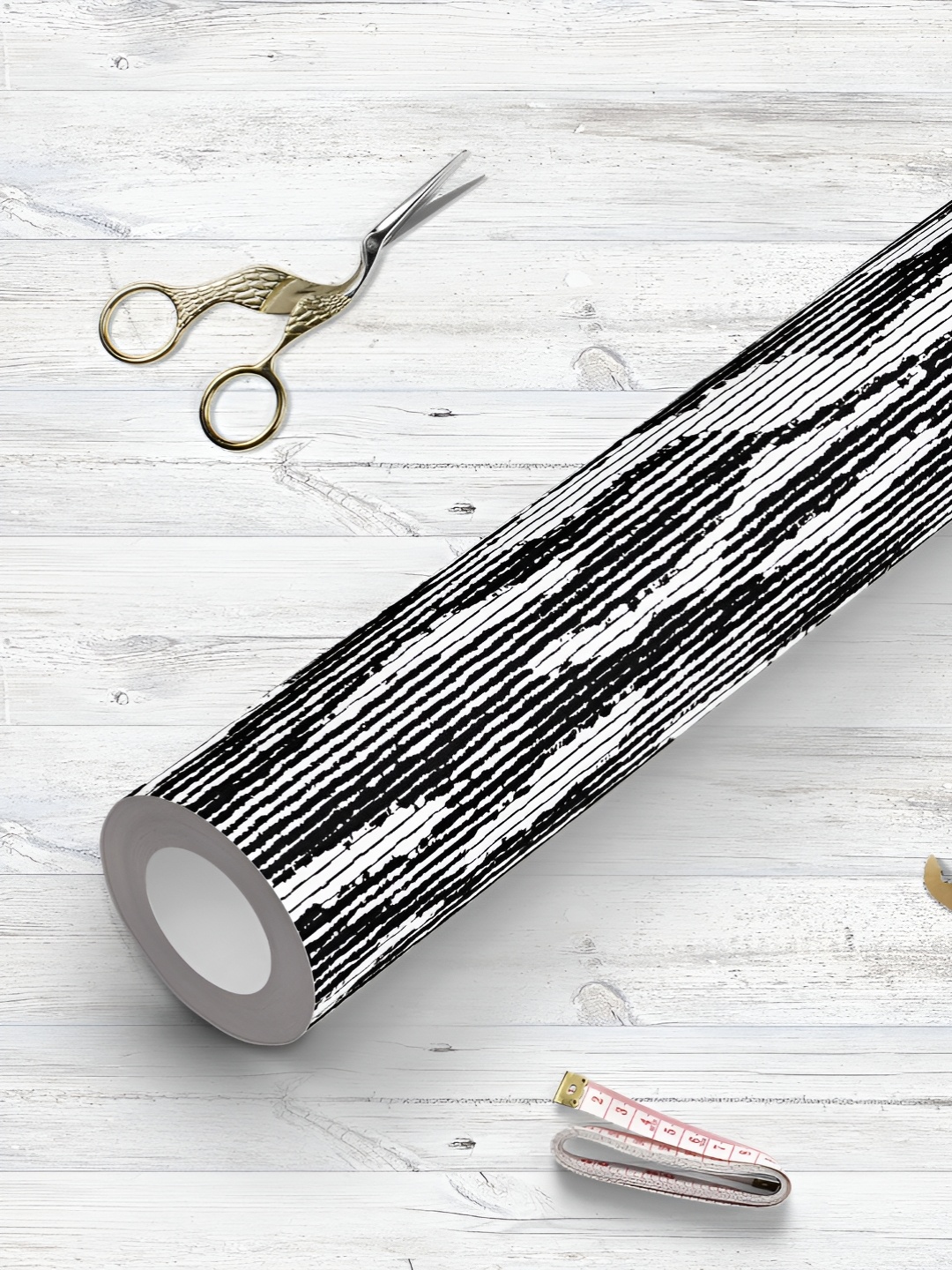 

ArtzFolio Black & White Abstract Printed UV Resistant Wallpaper