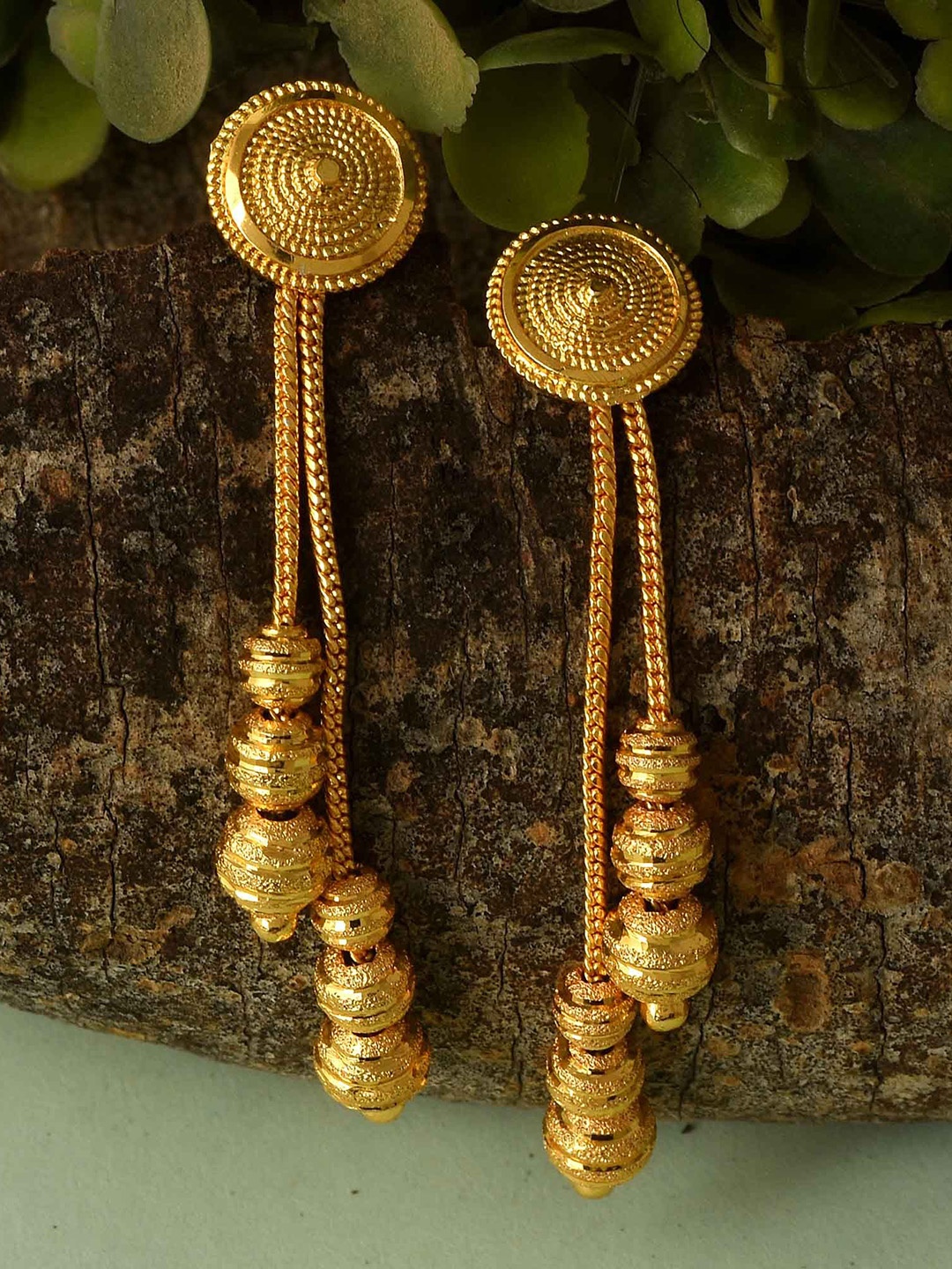 

MEMOIR Gold Plated Contemporary Stud Earrings