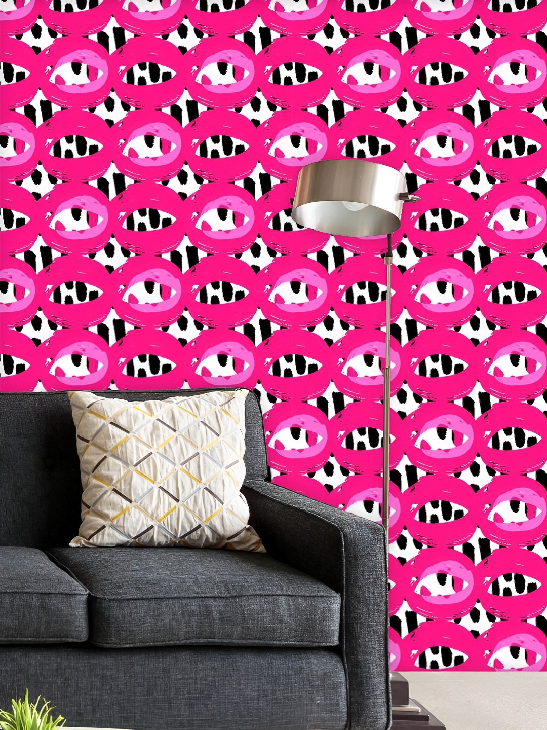 

ArtzFolio Printed UV-Resistant Anti-Bacterial Abstract Brush Stroke Peel & Stick Wallpaper, Multi