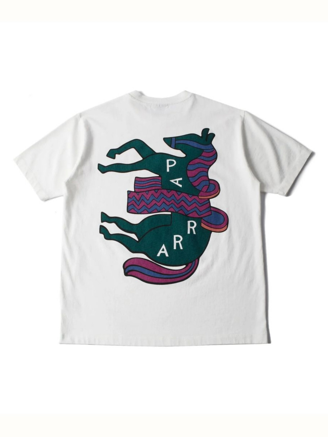

By Parra Men Printed Applique T-shirt, White
