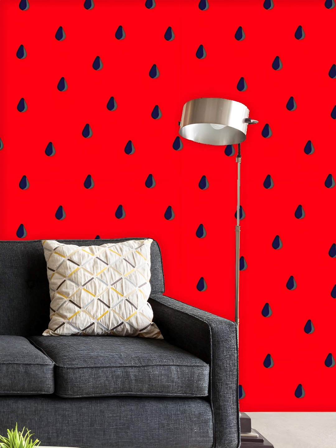 

ArtzFolio Printed UV-Resistant Anti-Bacterial Watermelon Pattern Peel & Stick Wallpaper, Multi