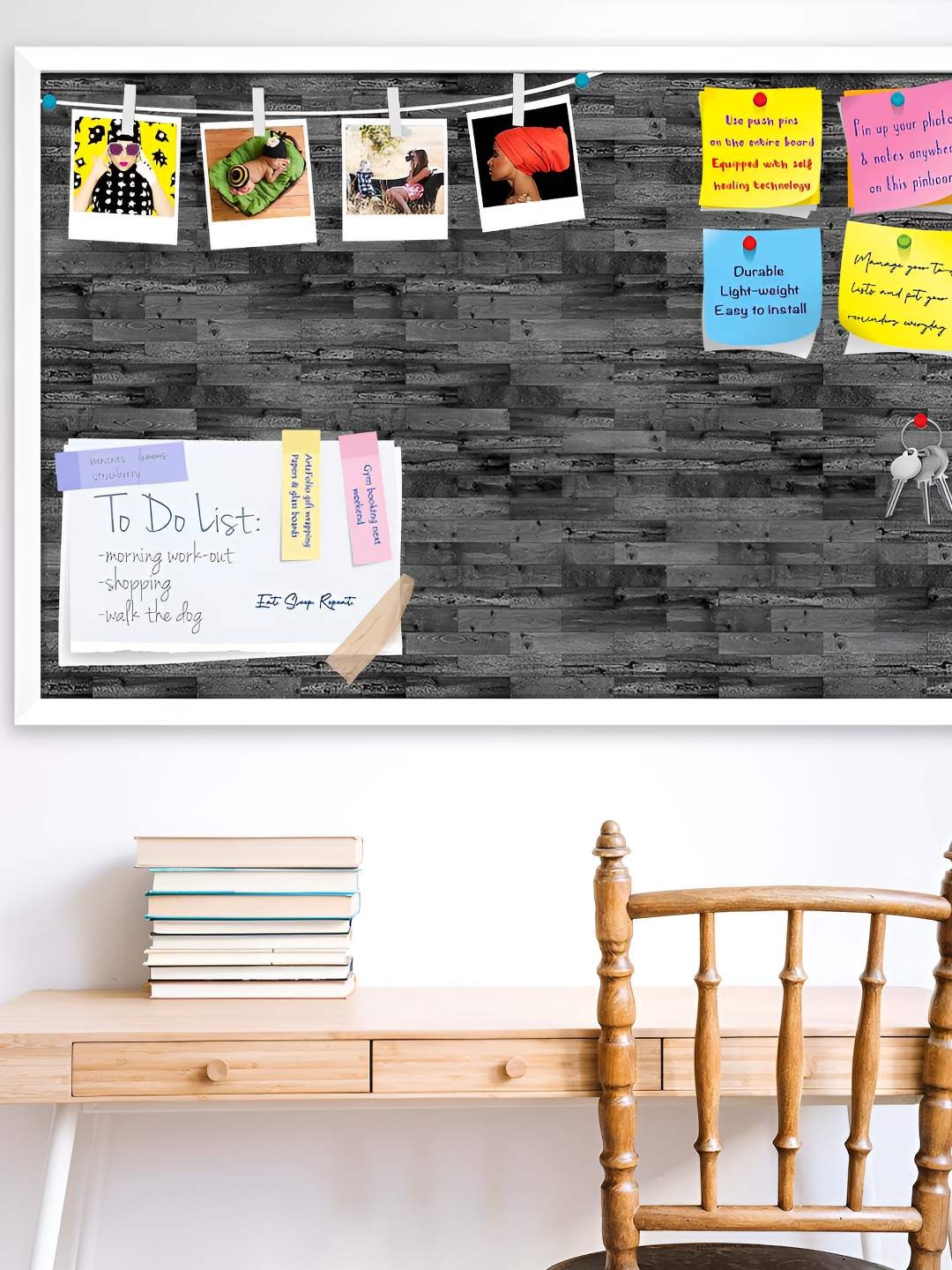 

ArtzFolio Wooden Notice Pin Board, Multi