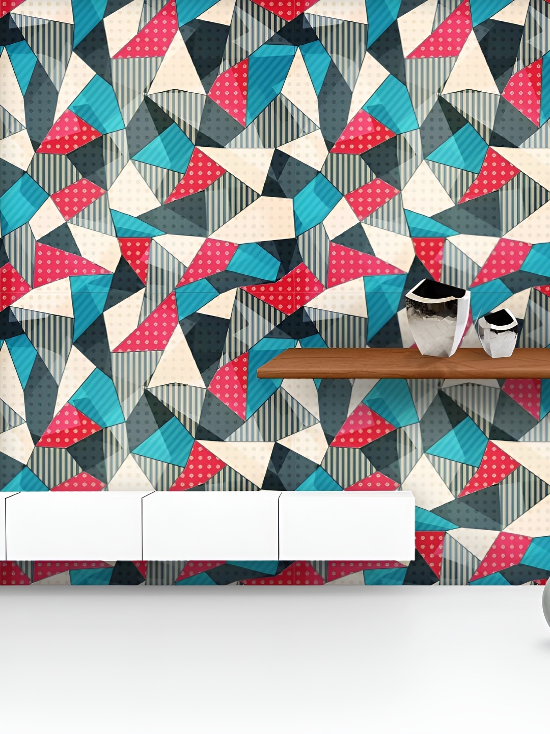 

ArtzFolio Printed UV-Resistant Anti-Bacterial Cut FabricsPeel & Stick Wallpaper, Multi