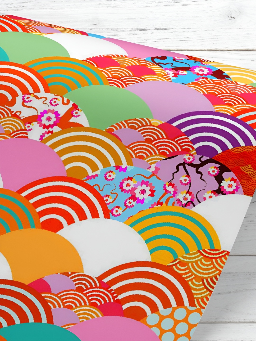 

ArtzFolio Pink & Orange-Coloured Printed UV-Resistant Peel & Stick Wallpaper