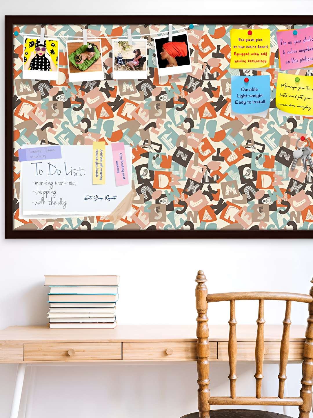 

ArtzFolio Wooden Notice Pin Board, Multi