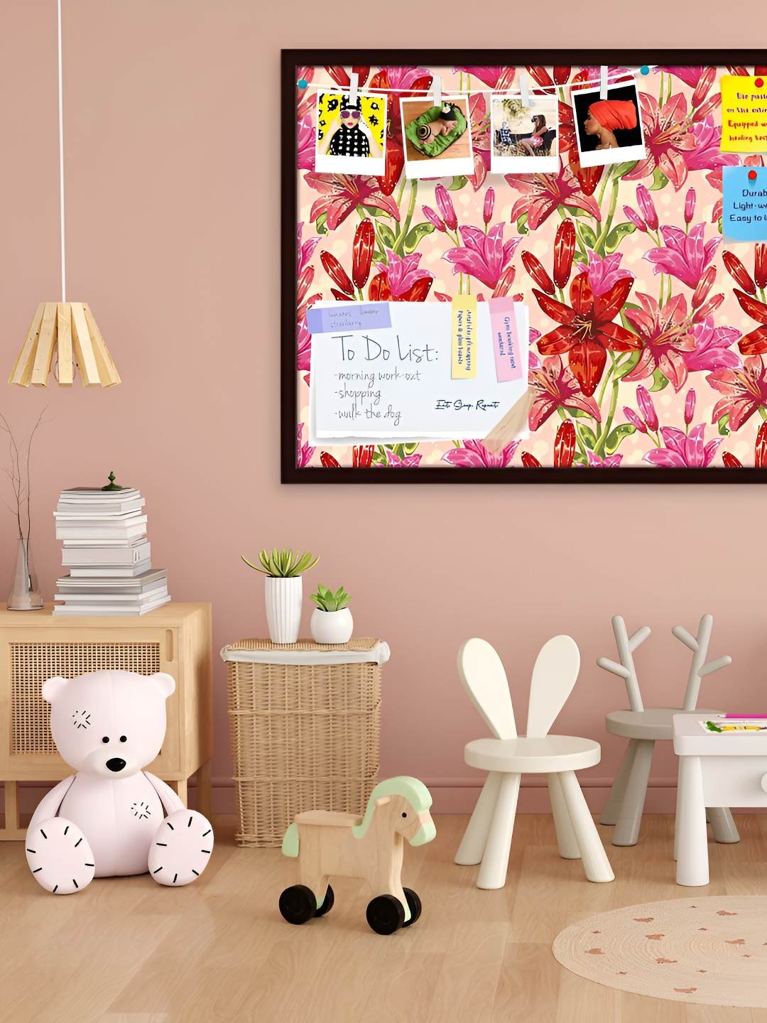 

ArtzFolio Wooden Notice Pin Board, Multi