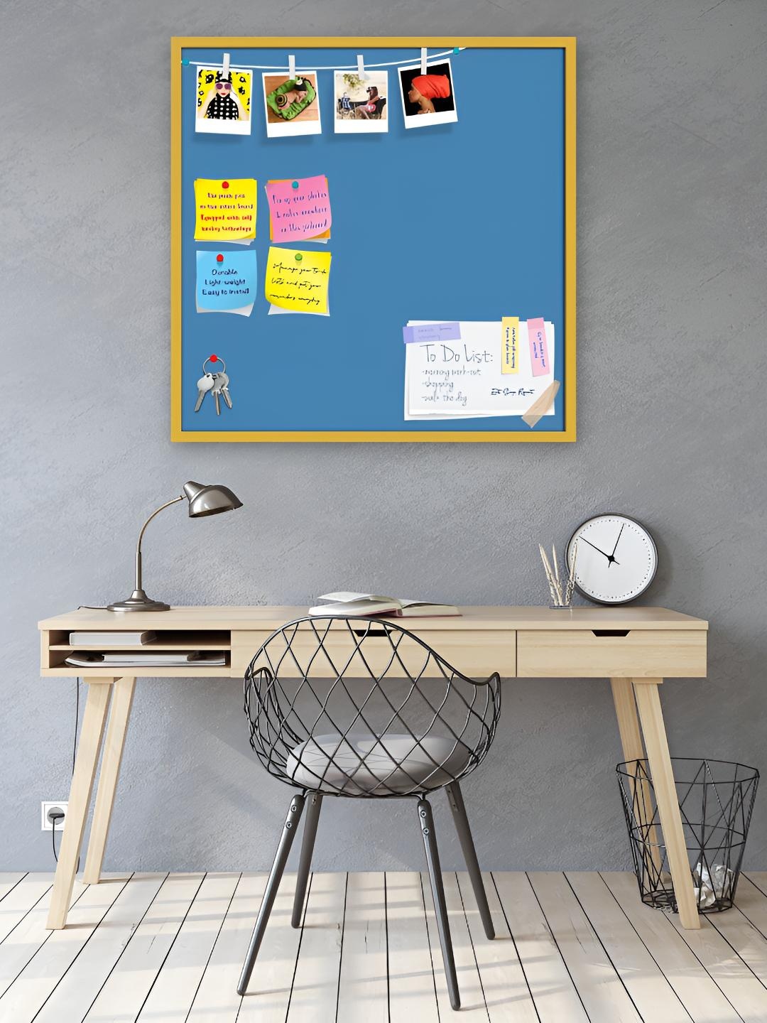 

ArtzFolio Wooden Notice Pin Board, Blue