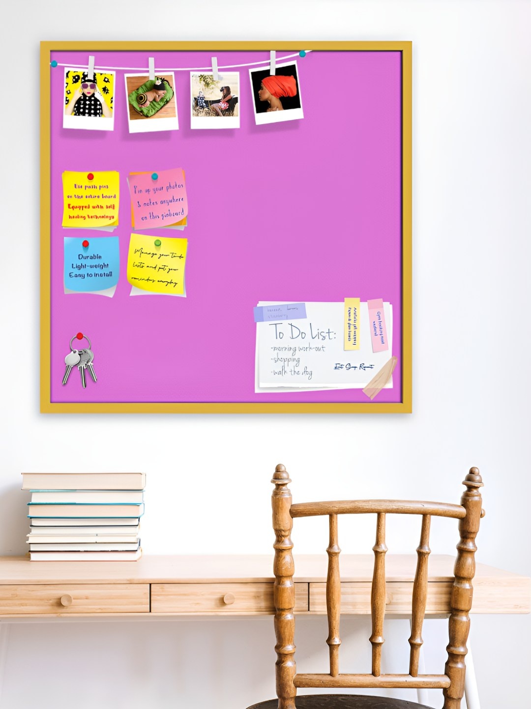 

ArtzFolio Wooden Notice Board, Purple