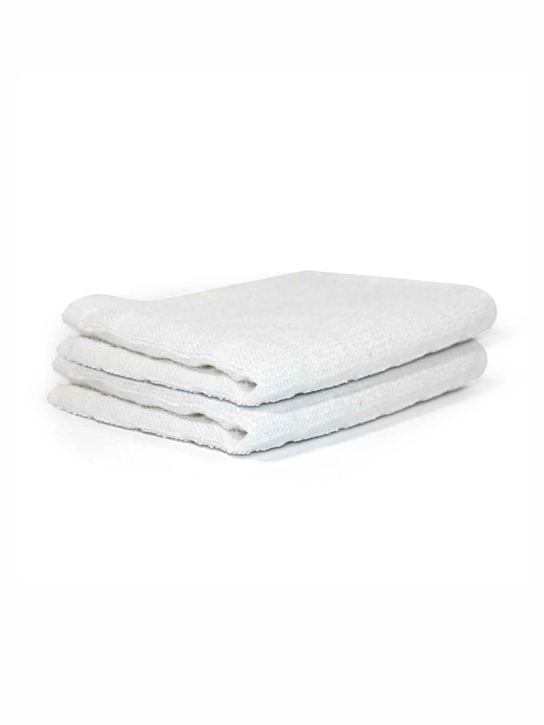 

PRAKARTIK White 2 Pieces Textured Cotton Kitchen Towels