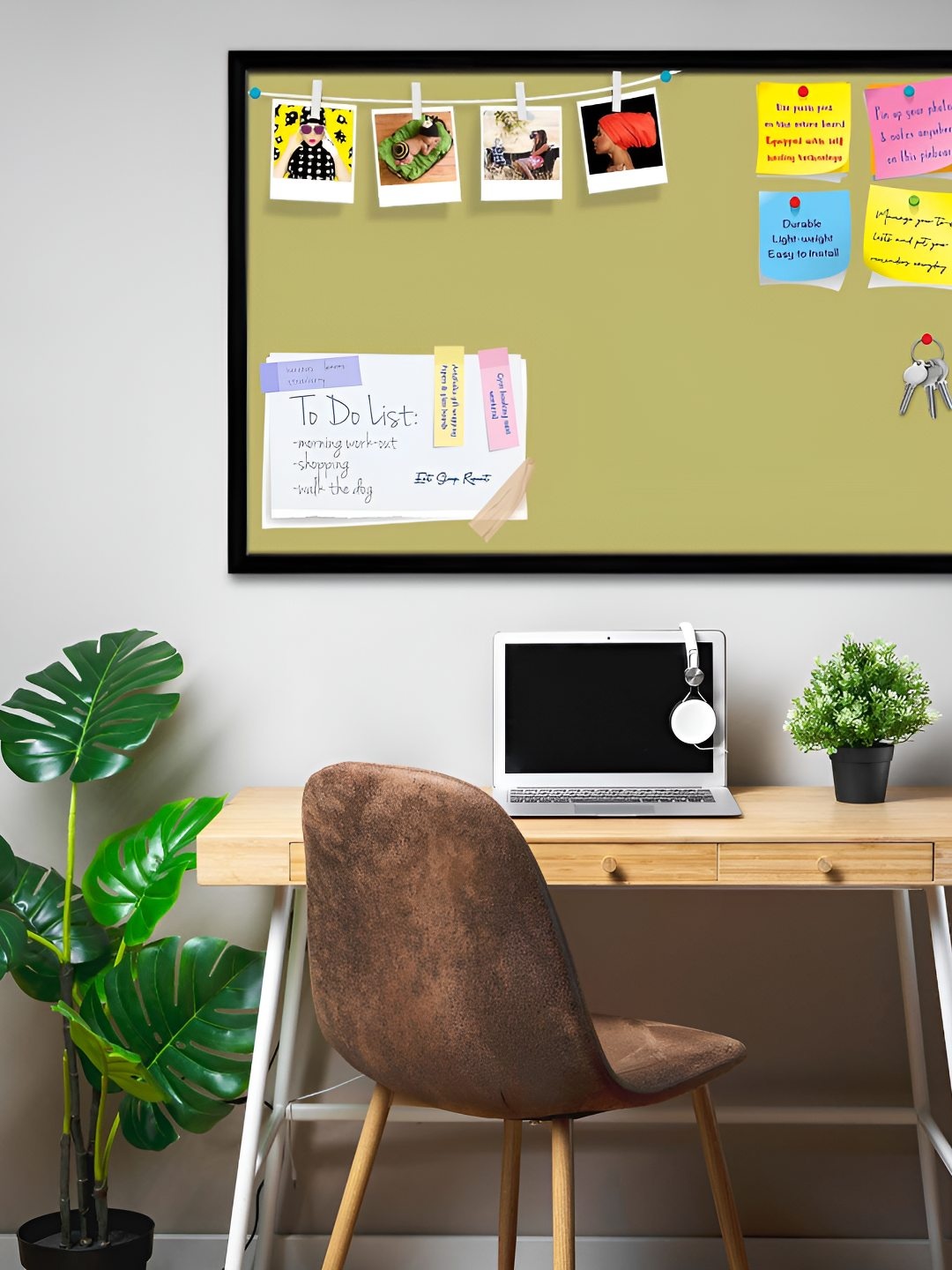 

ArtzFolio Wooden Notice Pin Board, Yellow