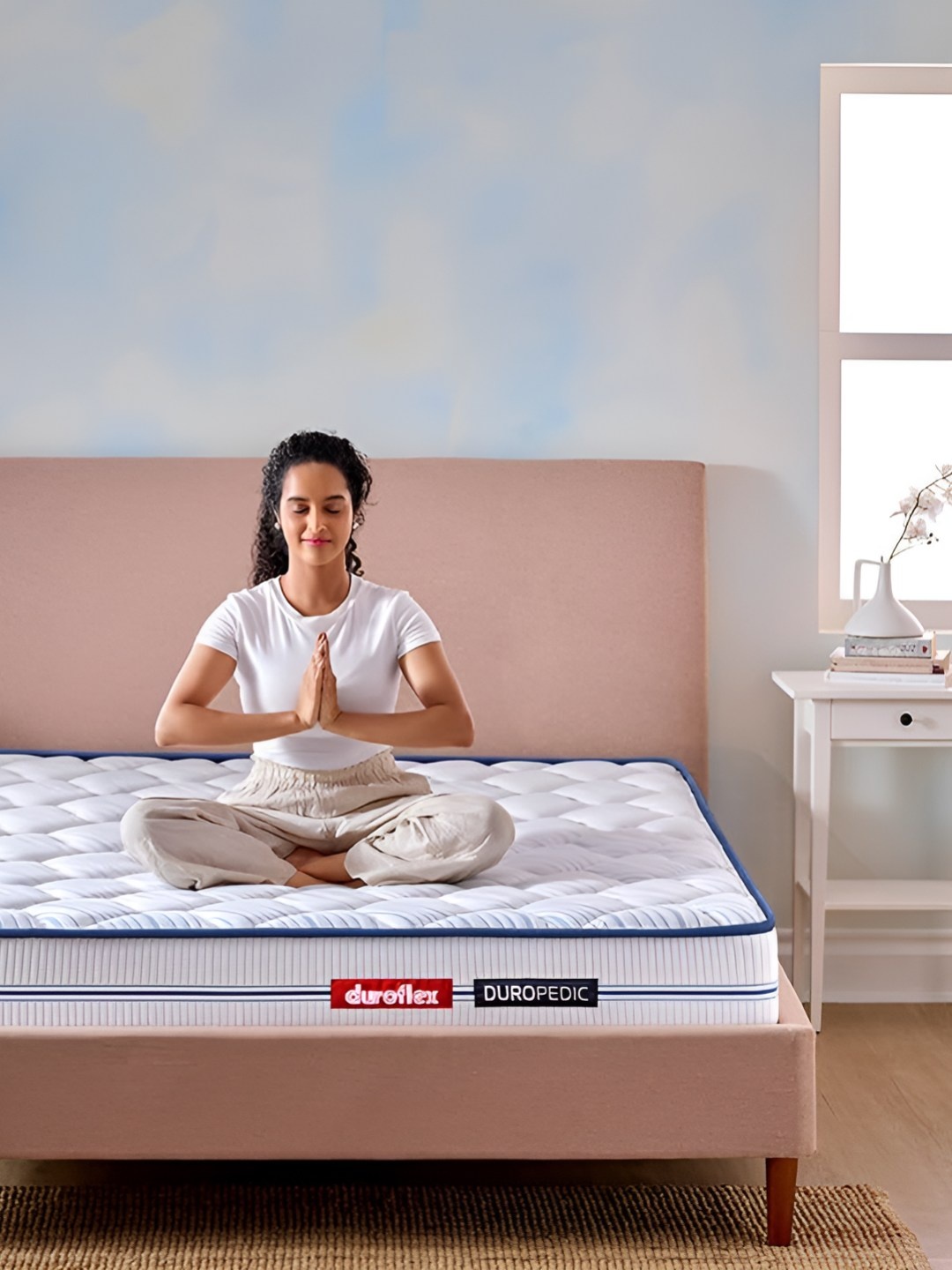 

Duroflex Balance Orthopedic Memory Foam 7" King Medium Firm Mattress (75x70 Inch), White