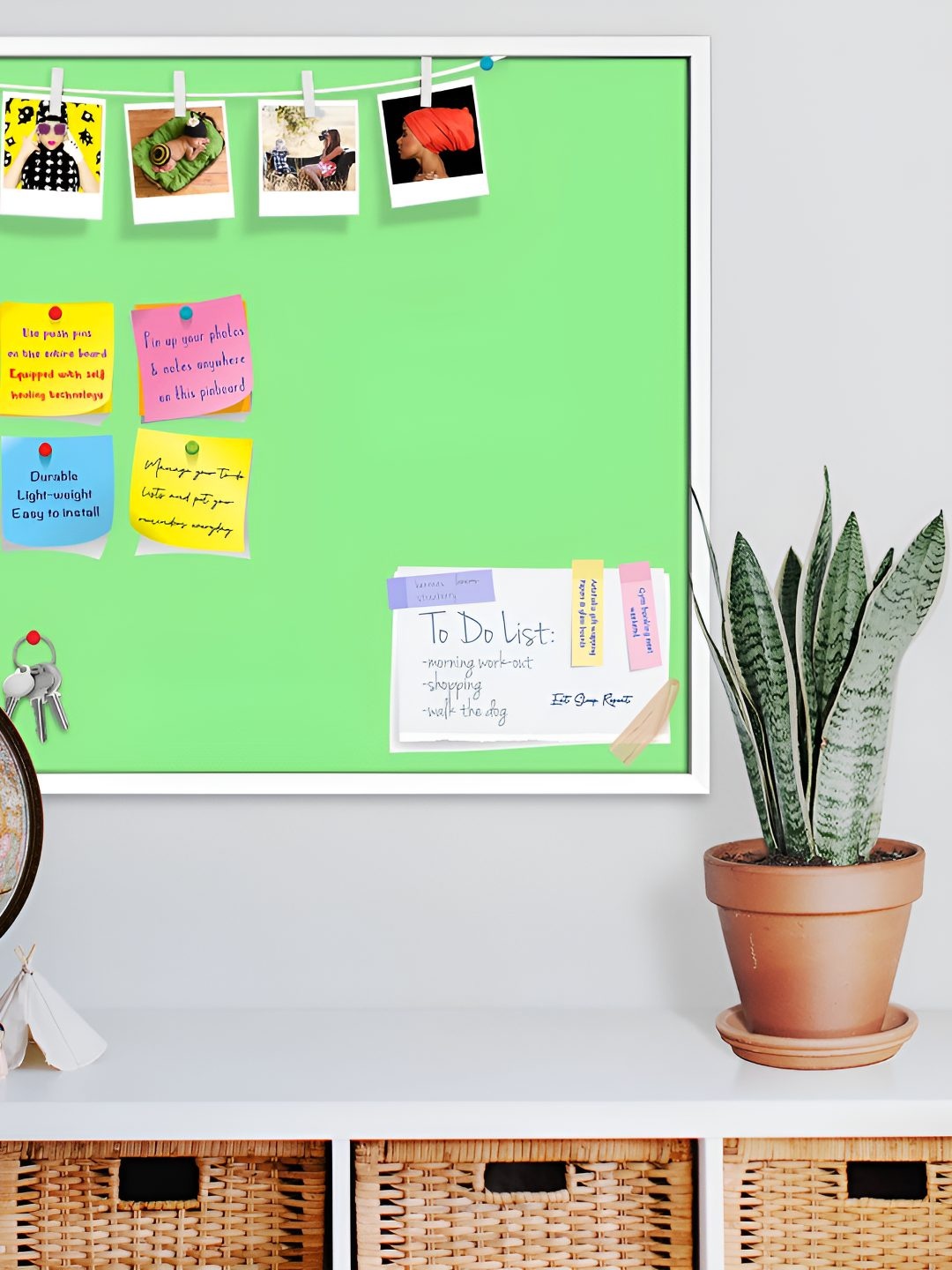 

ArtzFolio Wooden Notice Board, Green