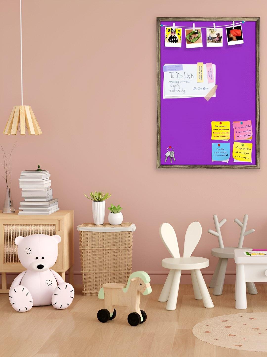 

ArtzFolio Wooden Notice Board, Purple