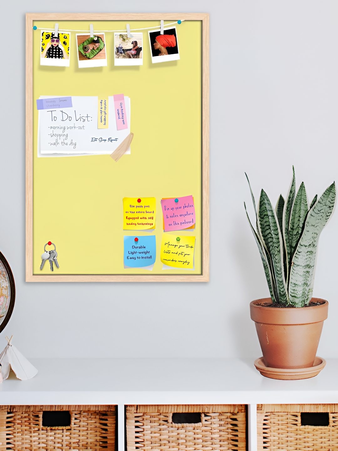 

ArtzFolio Wooden Notice Board, Yellow