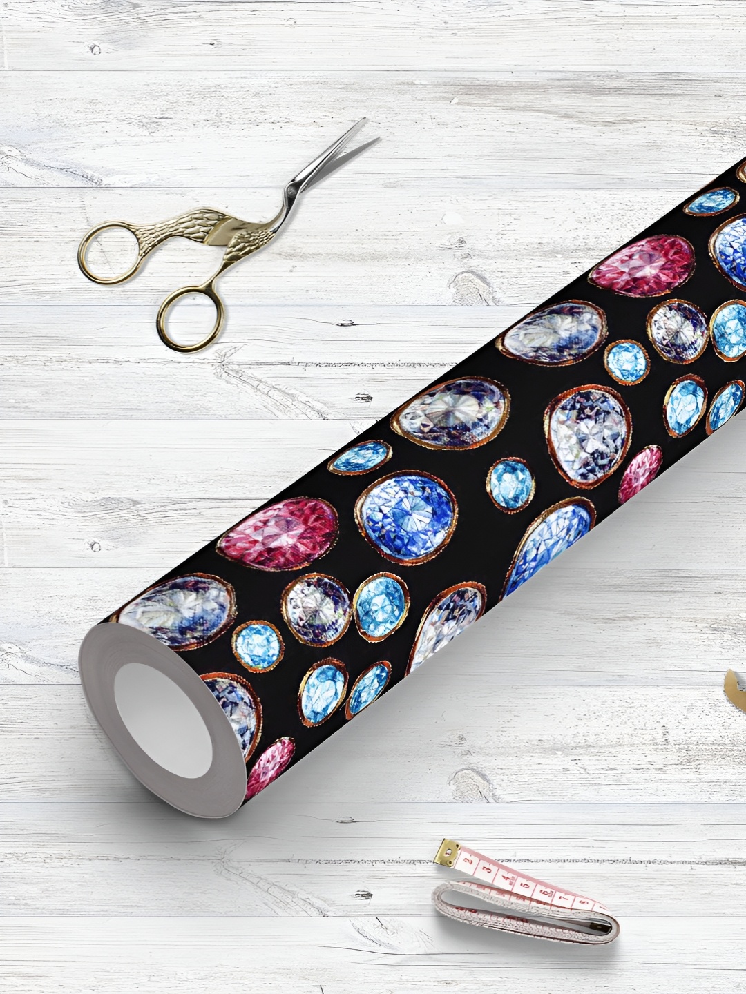 

ArtzFolio Blue & Black Printed UV Resistant Wallpaper