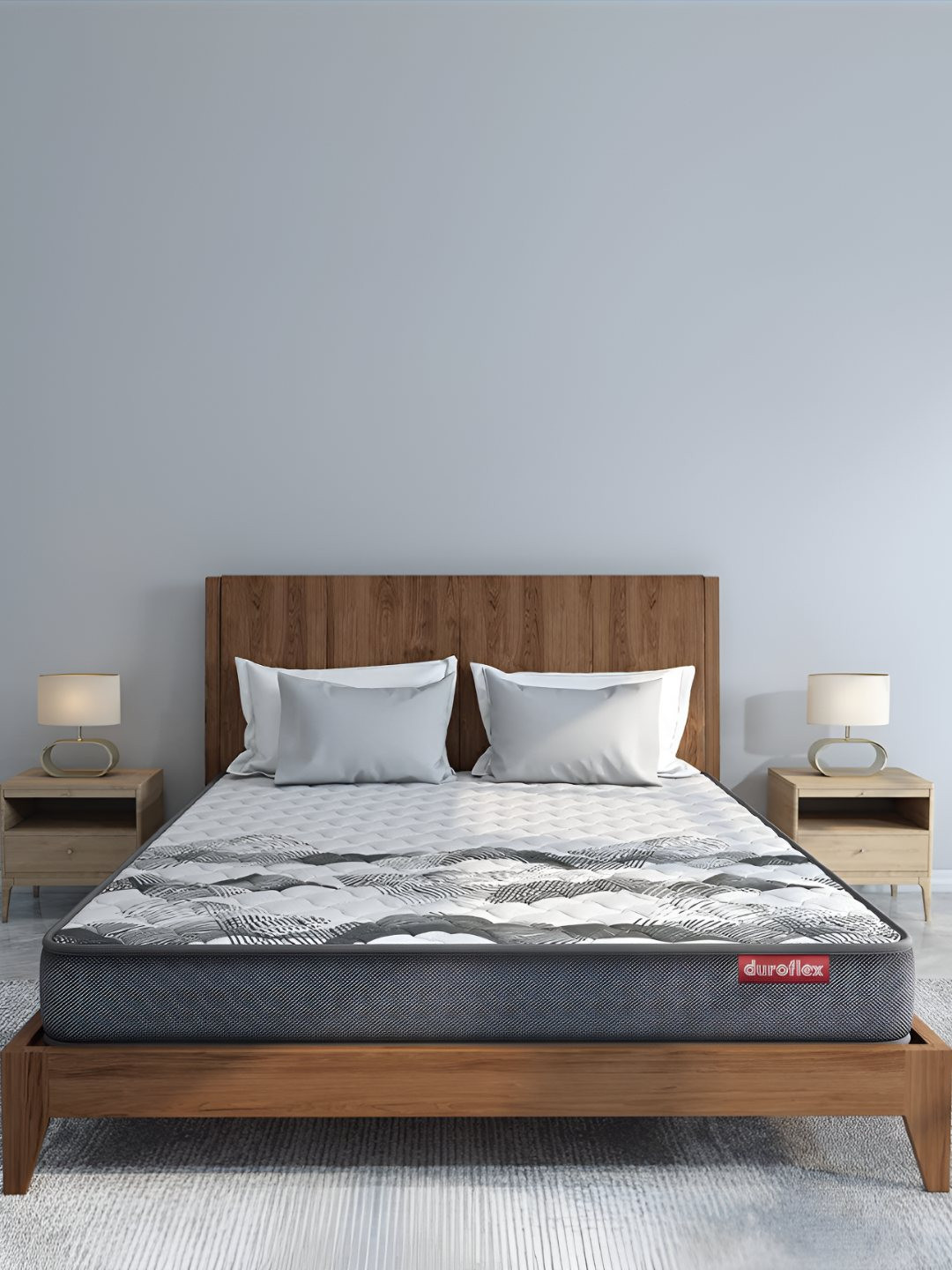 

Duroflex Durobond Pro Reversible Coir Firm & Medium Firm 5" Queen Mattress (72x66 Inch), Grey