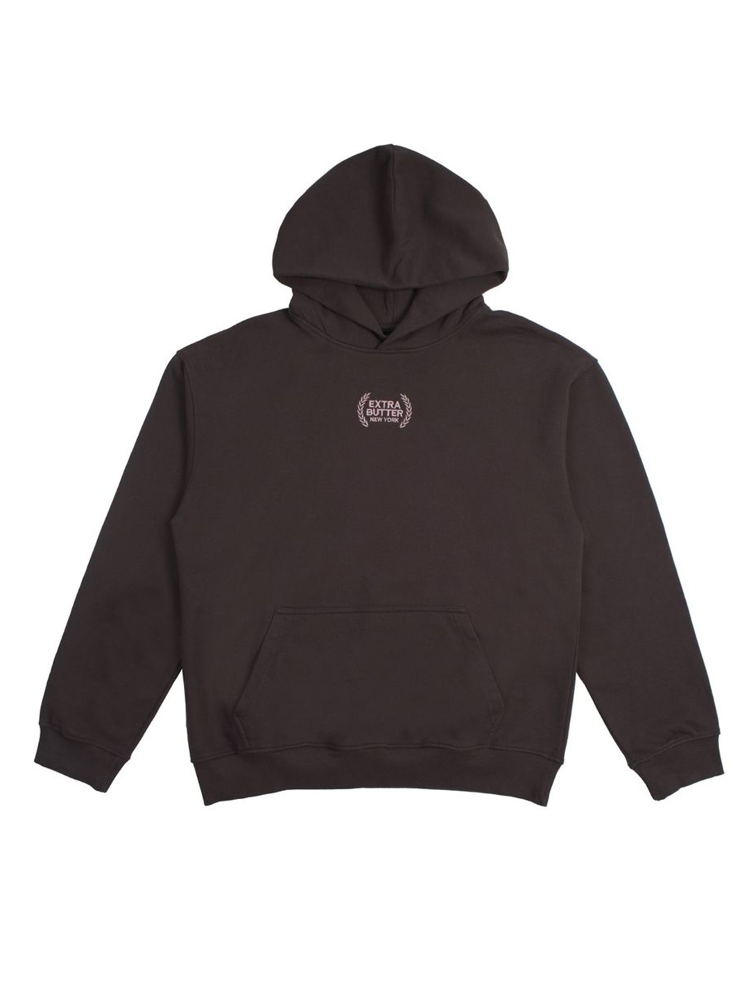 

Extra Butter Embroidery Unisex Hoodie, Grey