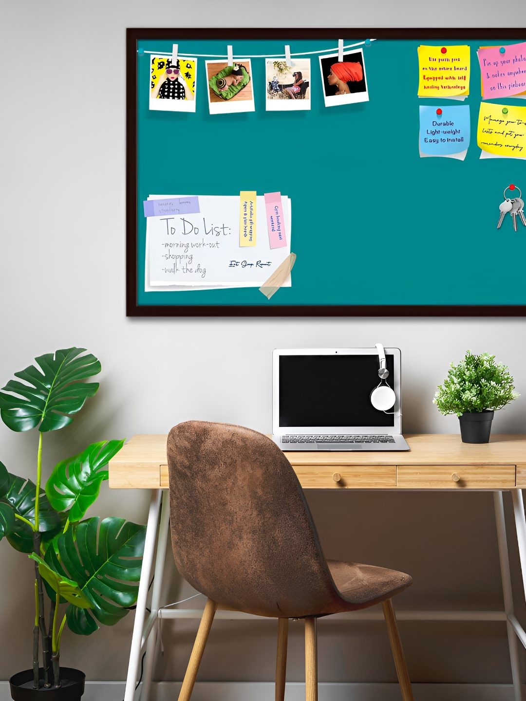 

ArtzFolio Wooden Notice Pin Board, Green