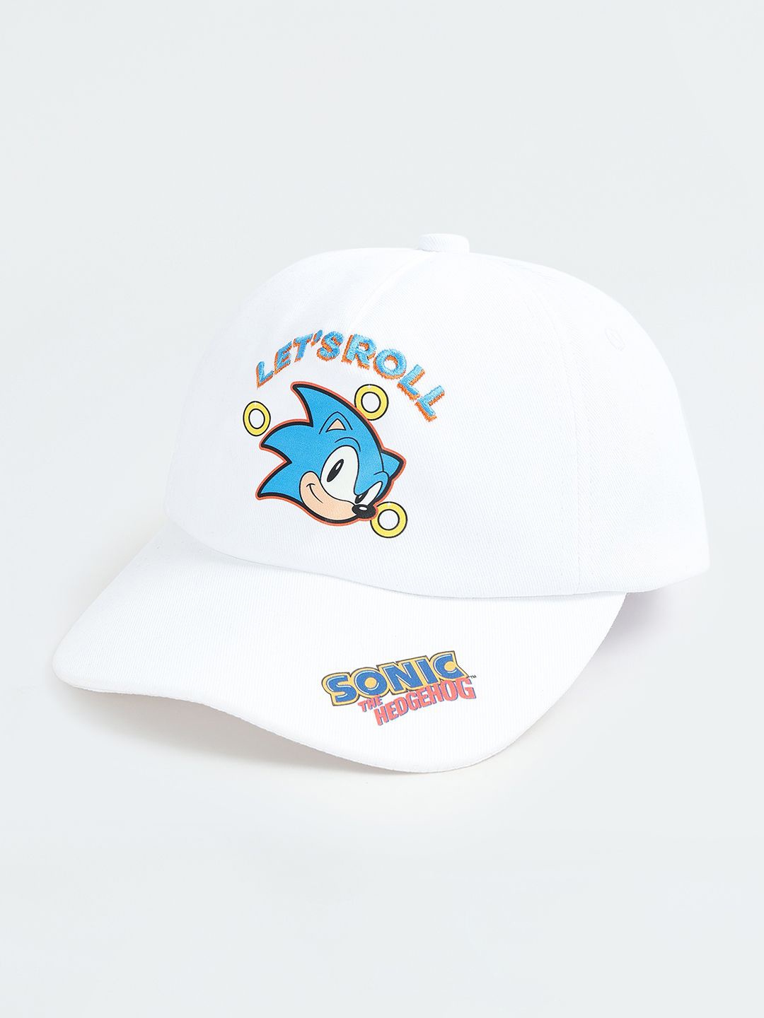 

max Boys Printed Baseball Cap, White
