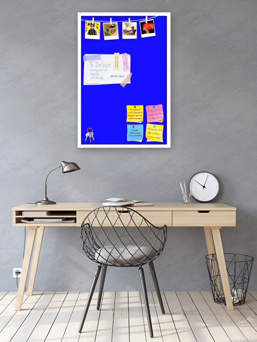 

ArtzFolio Wooden Notice Board, Blue