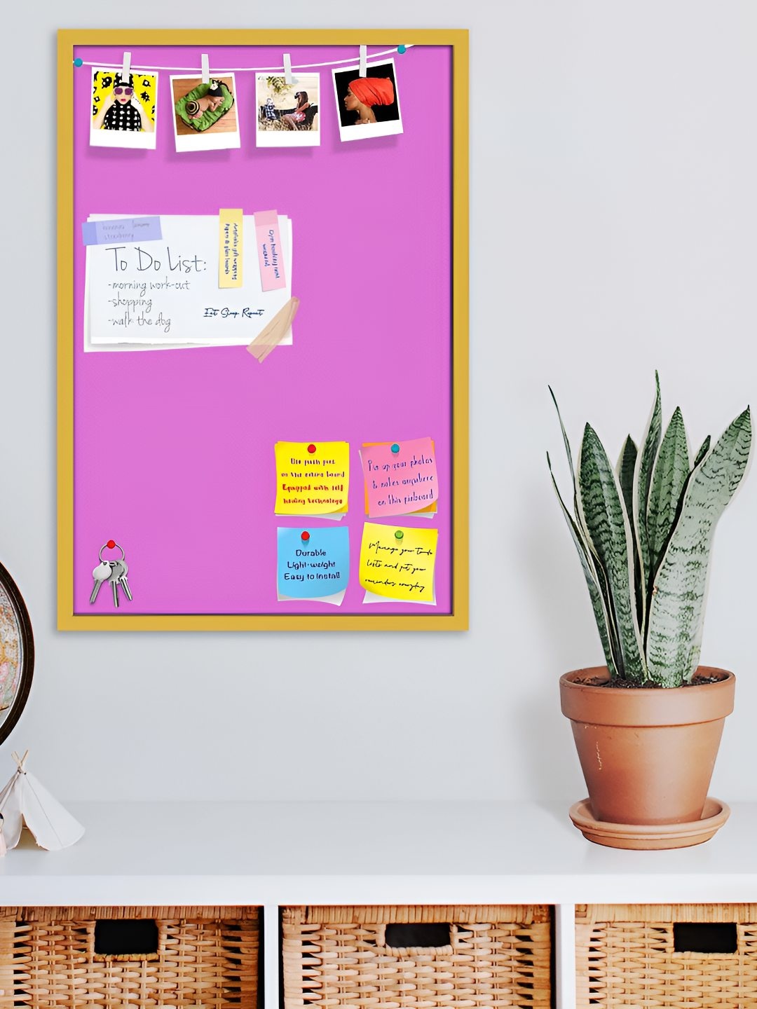 

ArtzFolio Wooden Notice Board, Purple