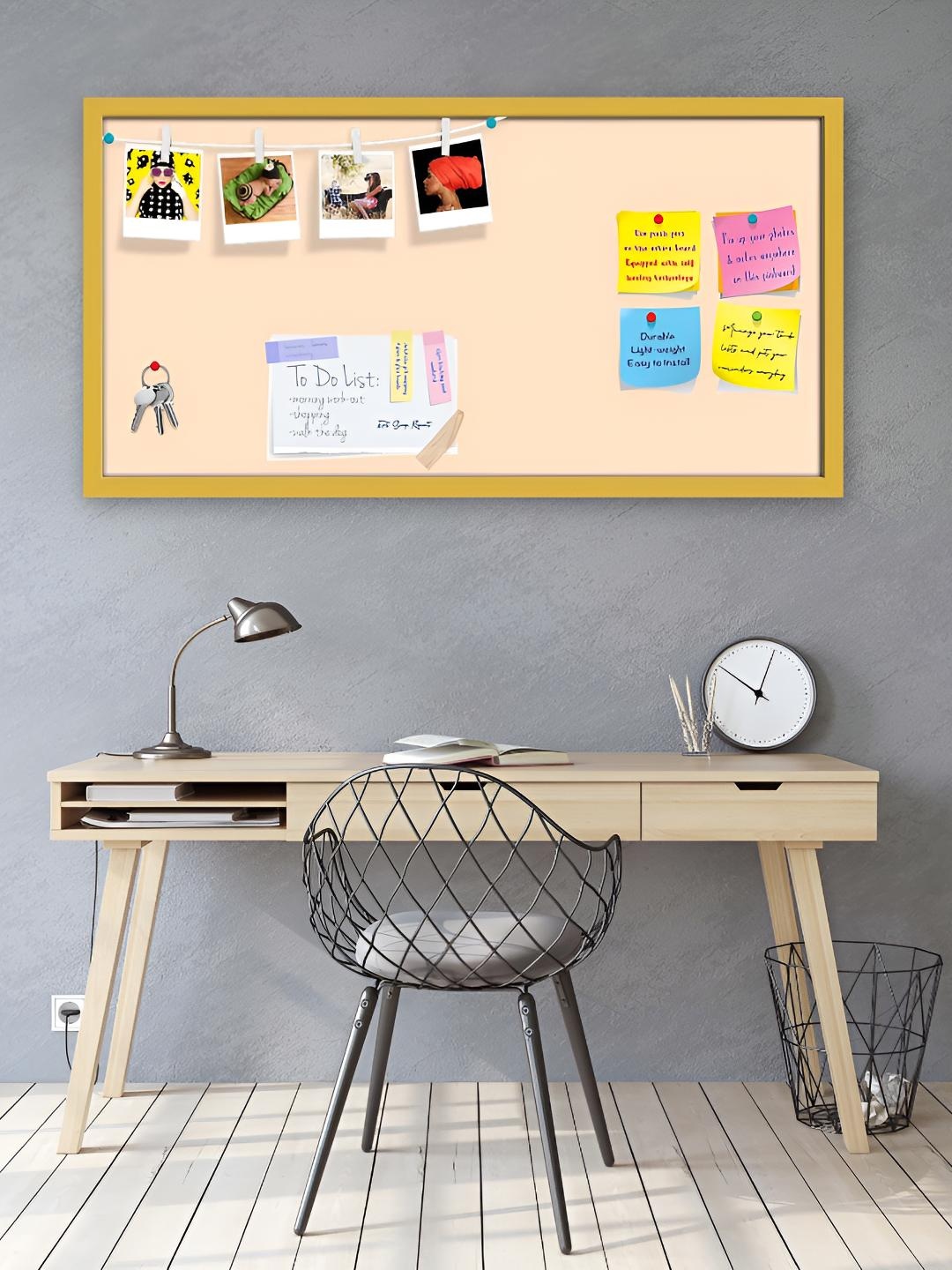 

ArtzFolio Wooden Notice Pin Board, Brown