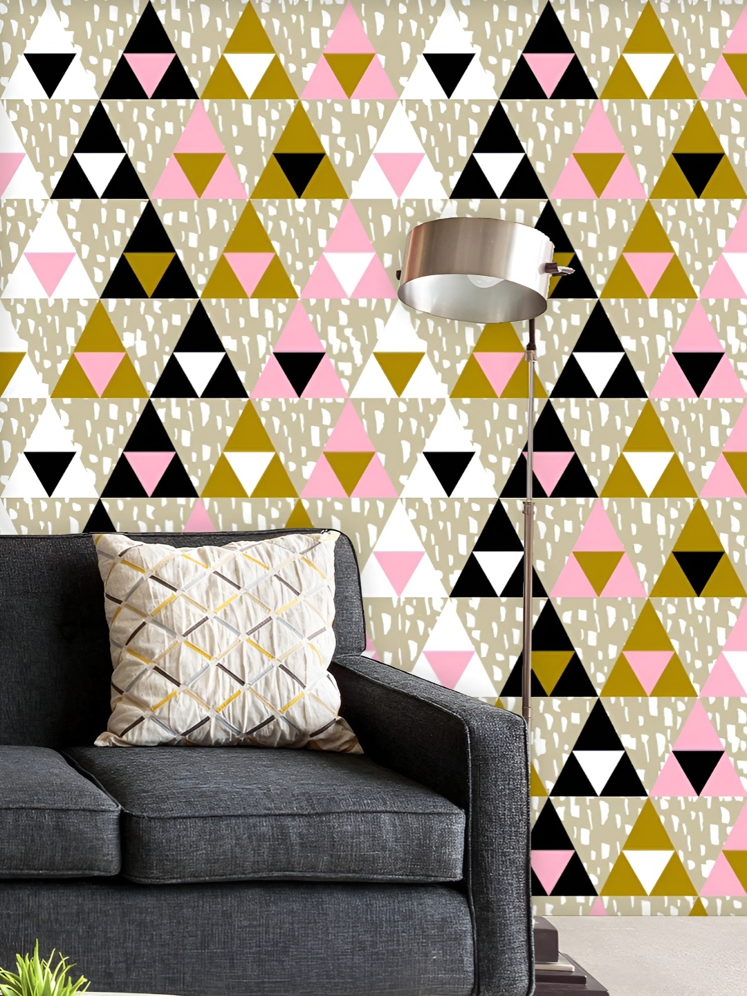 

ArtzFolio Beige & Pink Printed UV Resistant Wallpaper