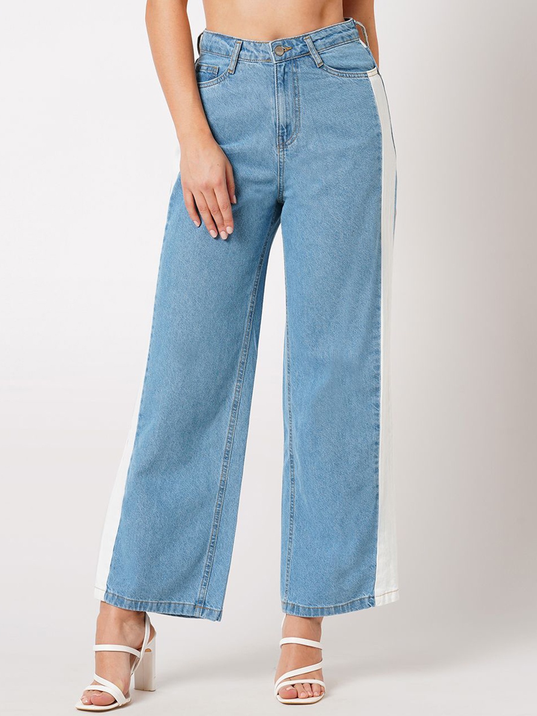 

Kraus Jeans Women Wide Leg High-Rise Jeans, Blue